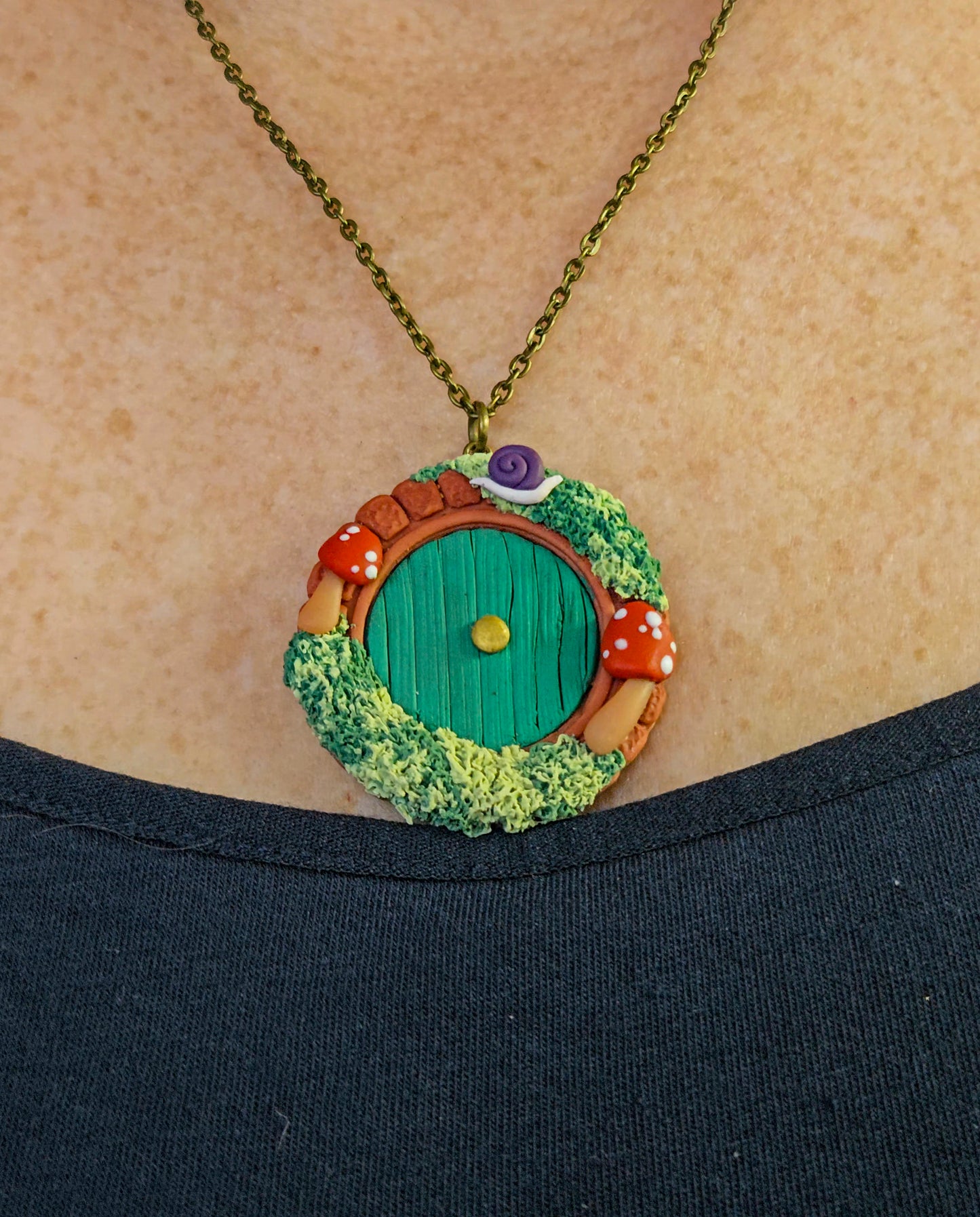 Enchanted Hobbit Door Necklace