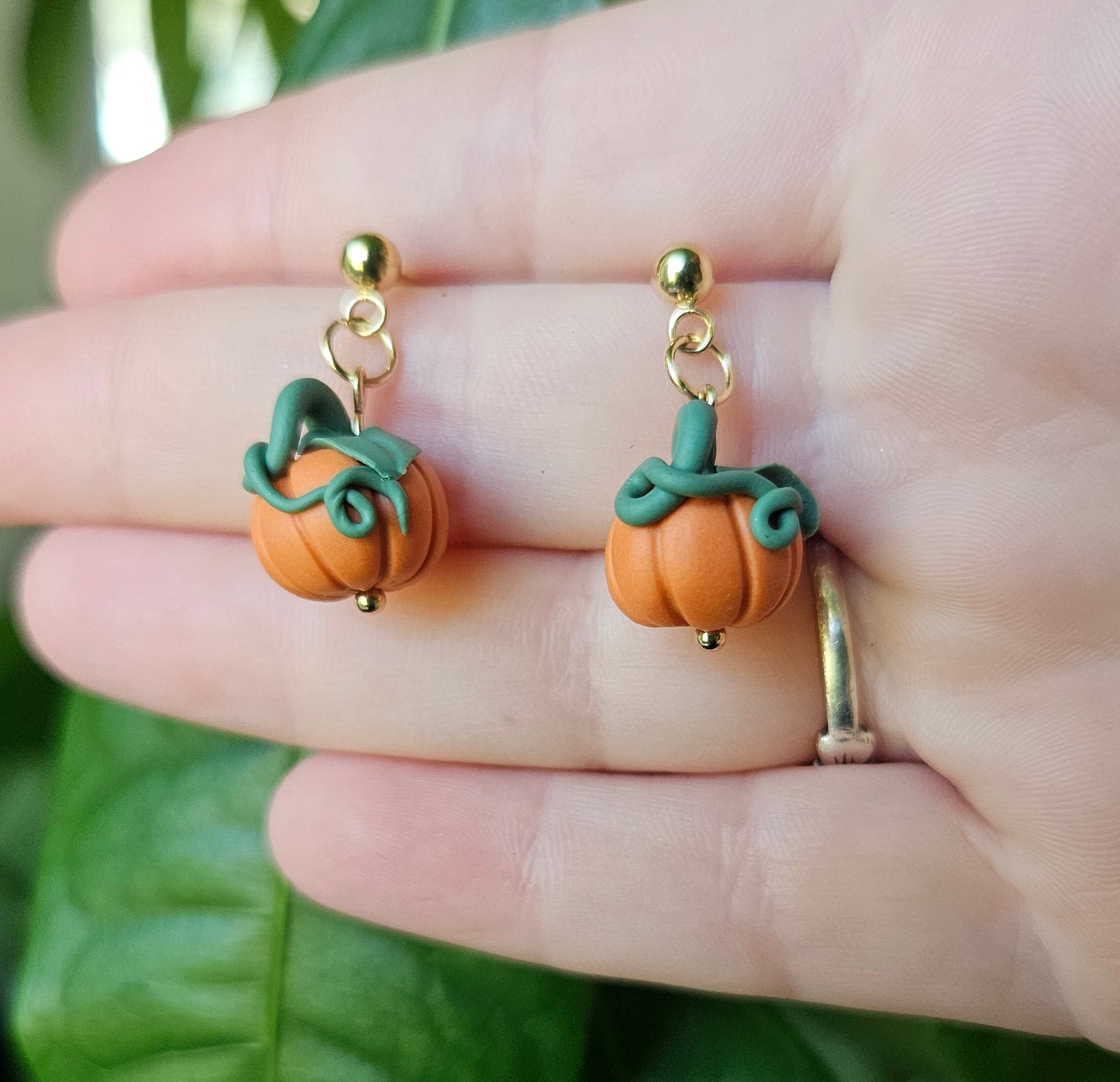 Pumpkin dangles