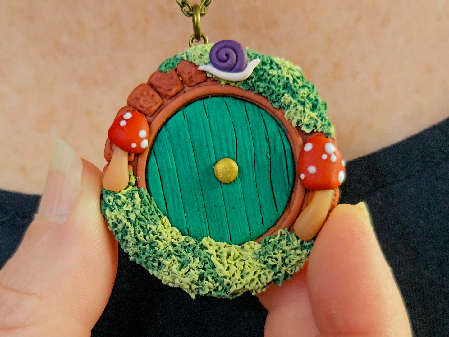 Enchanted Hobbit Door Necklace