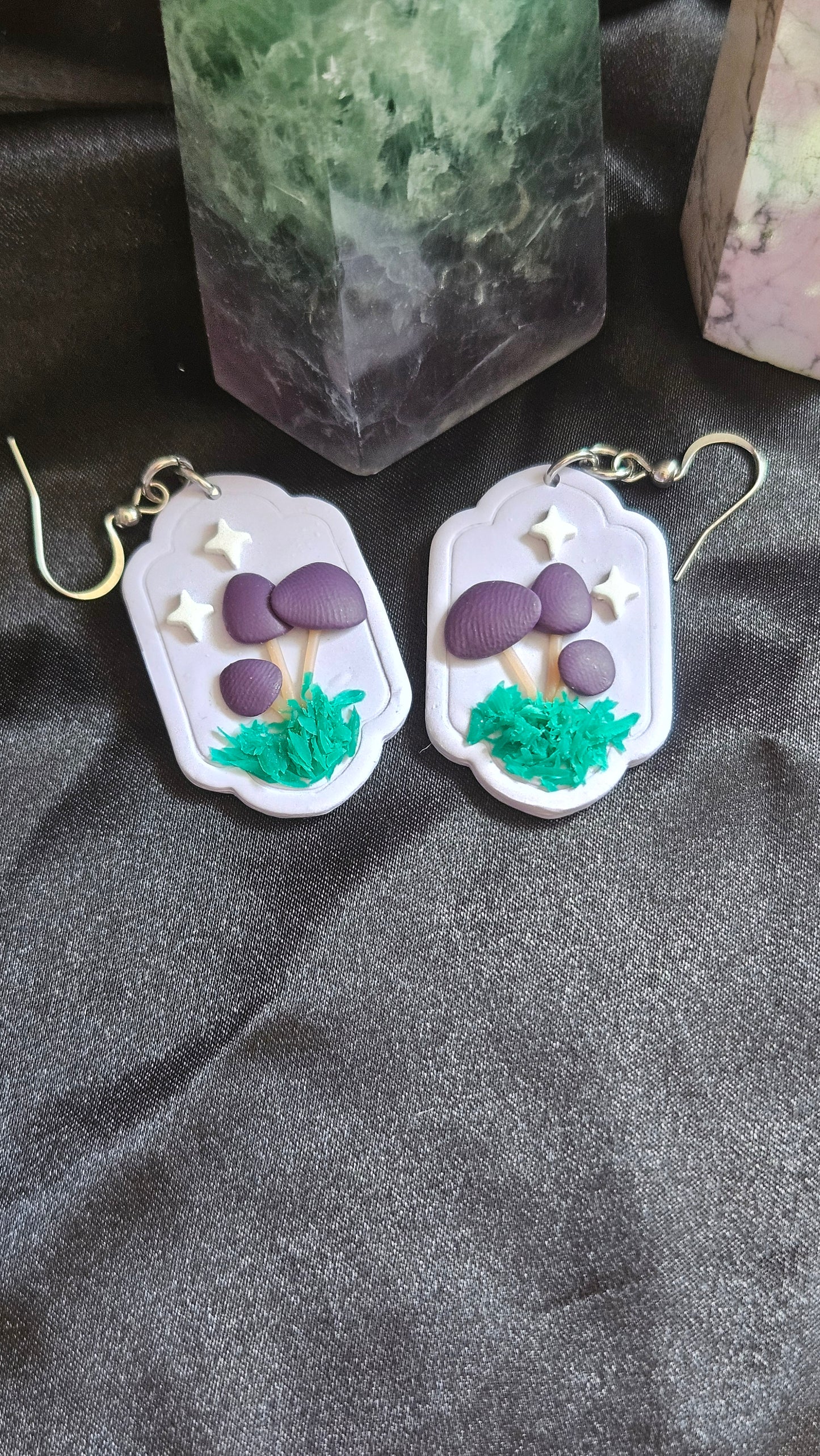 Cottagecore Mushroom Earrings