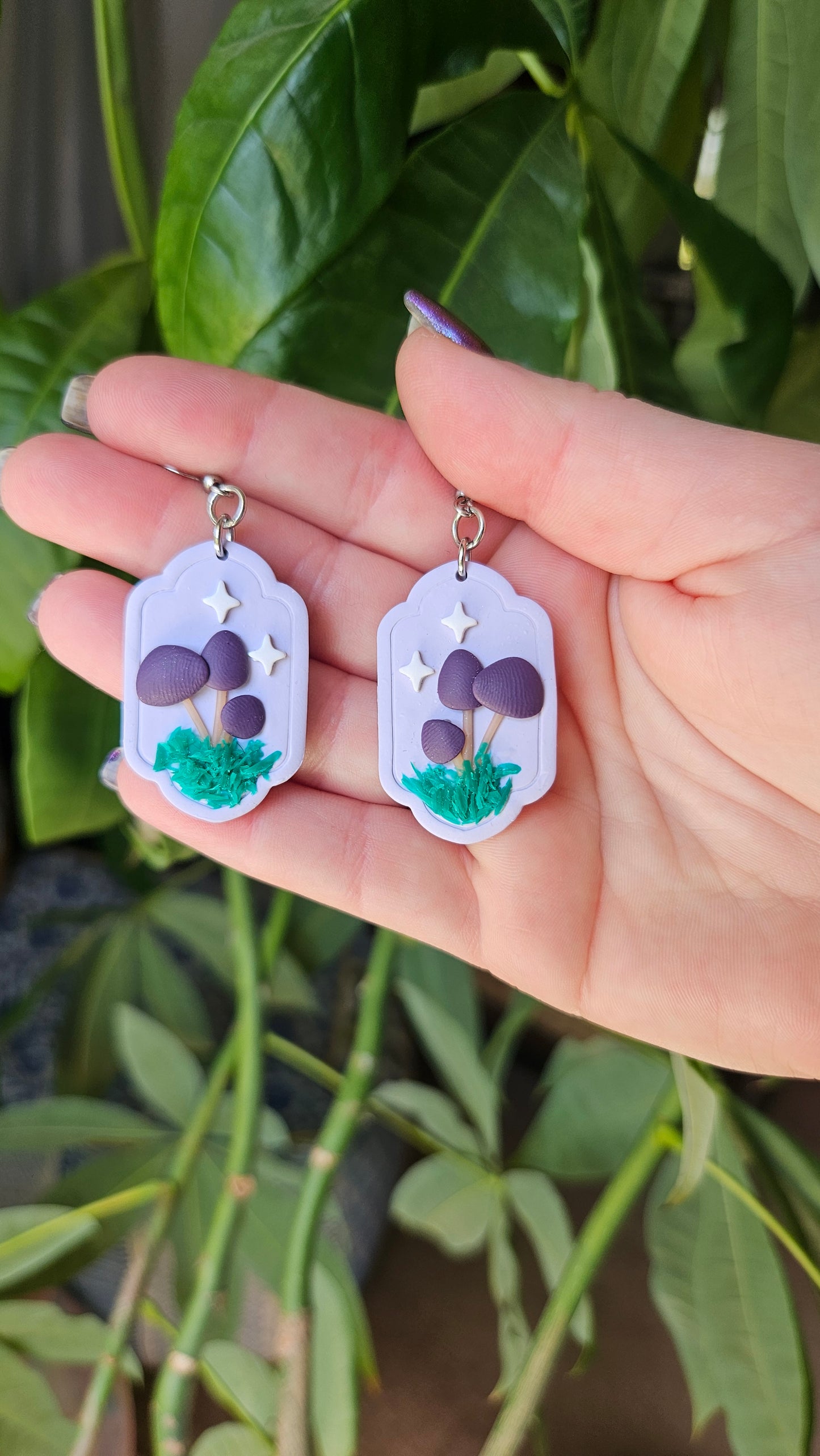 Cottagecore Mushroom Earrings