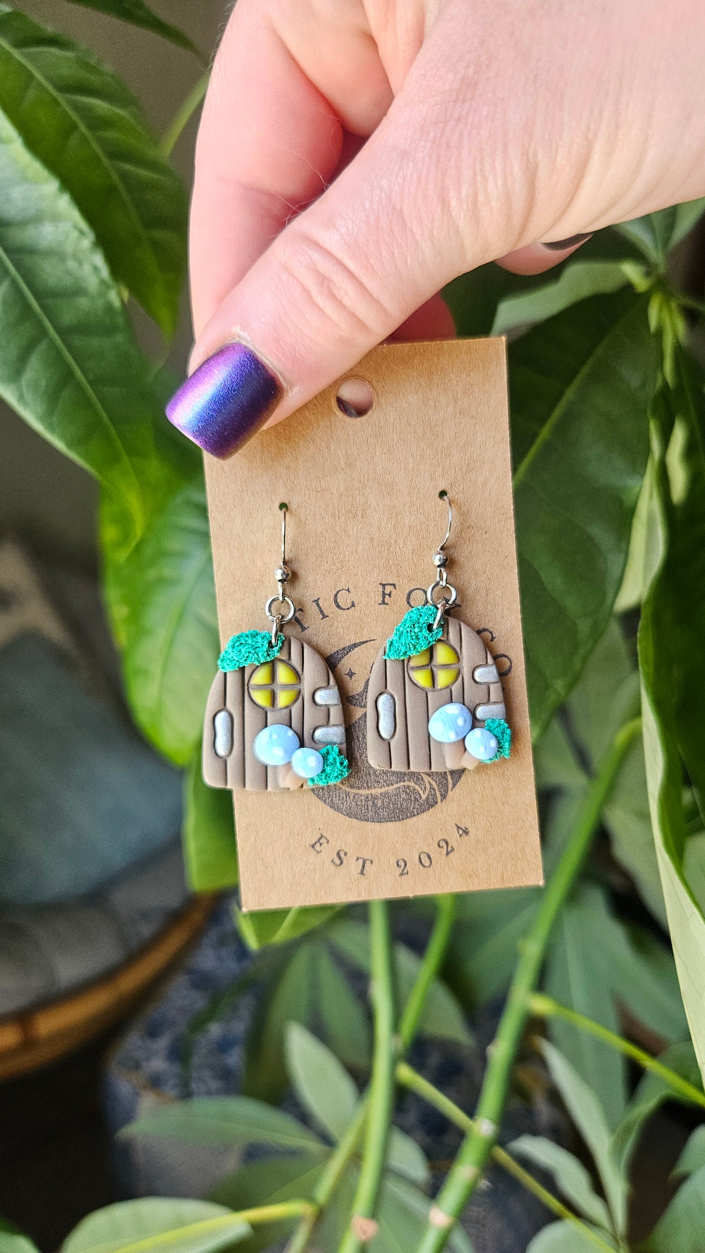 Fairy Garden Door Earrings|Whimsical Accessories