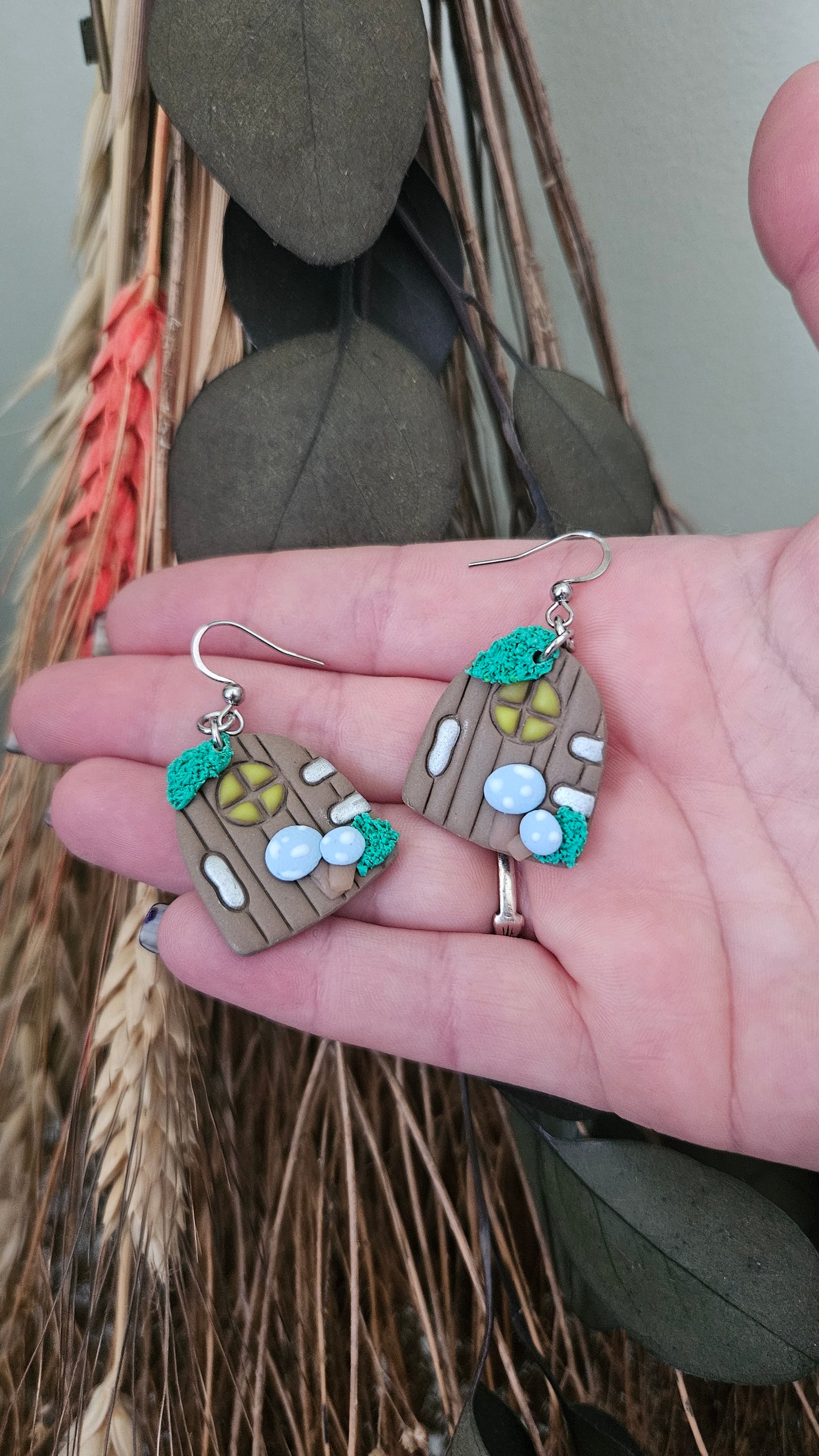 Fairy Garden Door Earrings|Whimsical Accessories