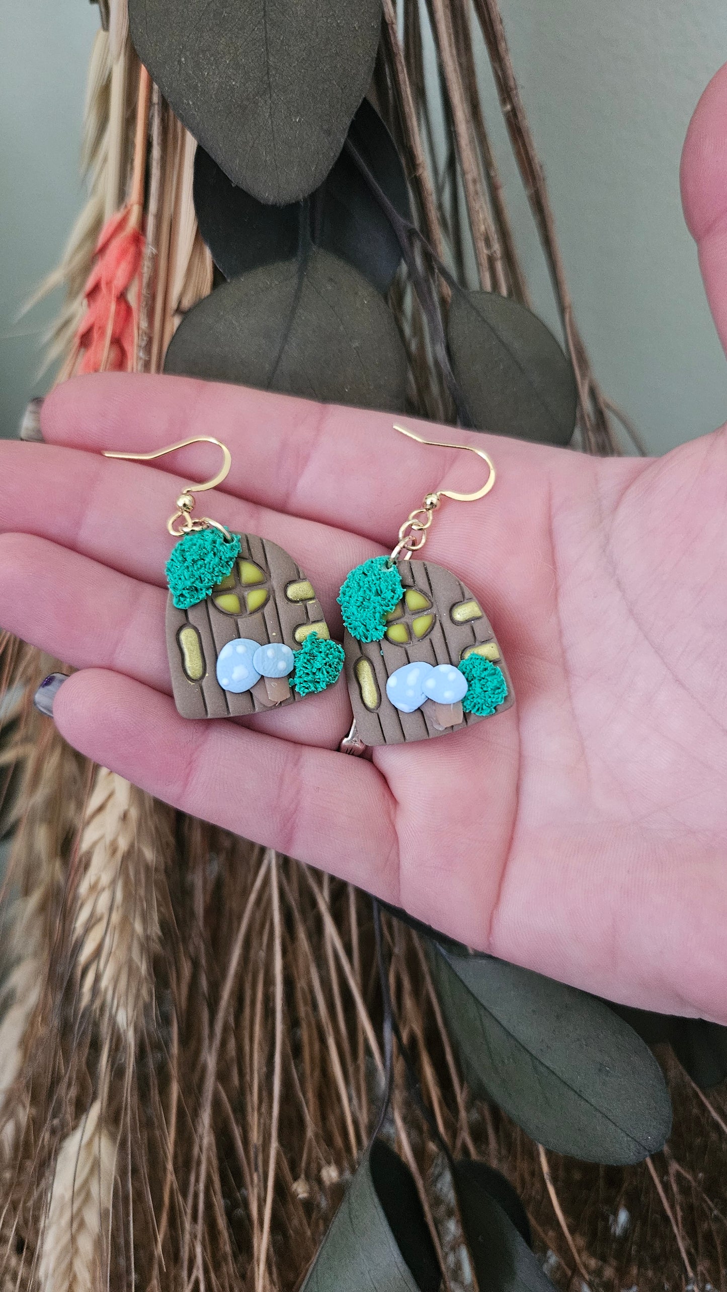 Fairy Garden Door Earrings|Whimsical Accessories