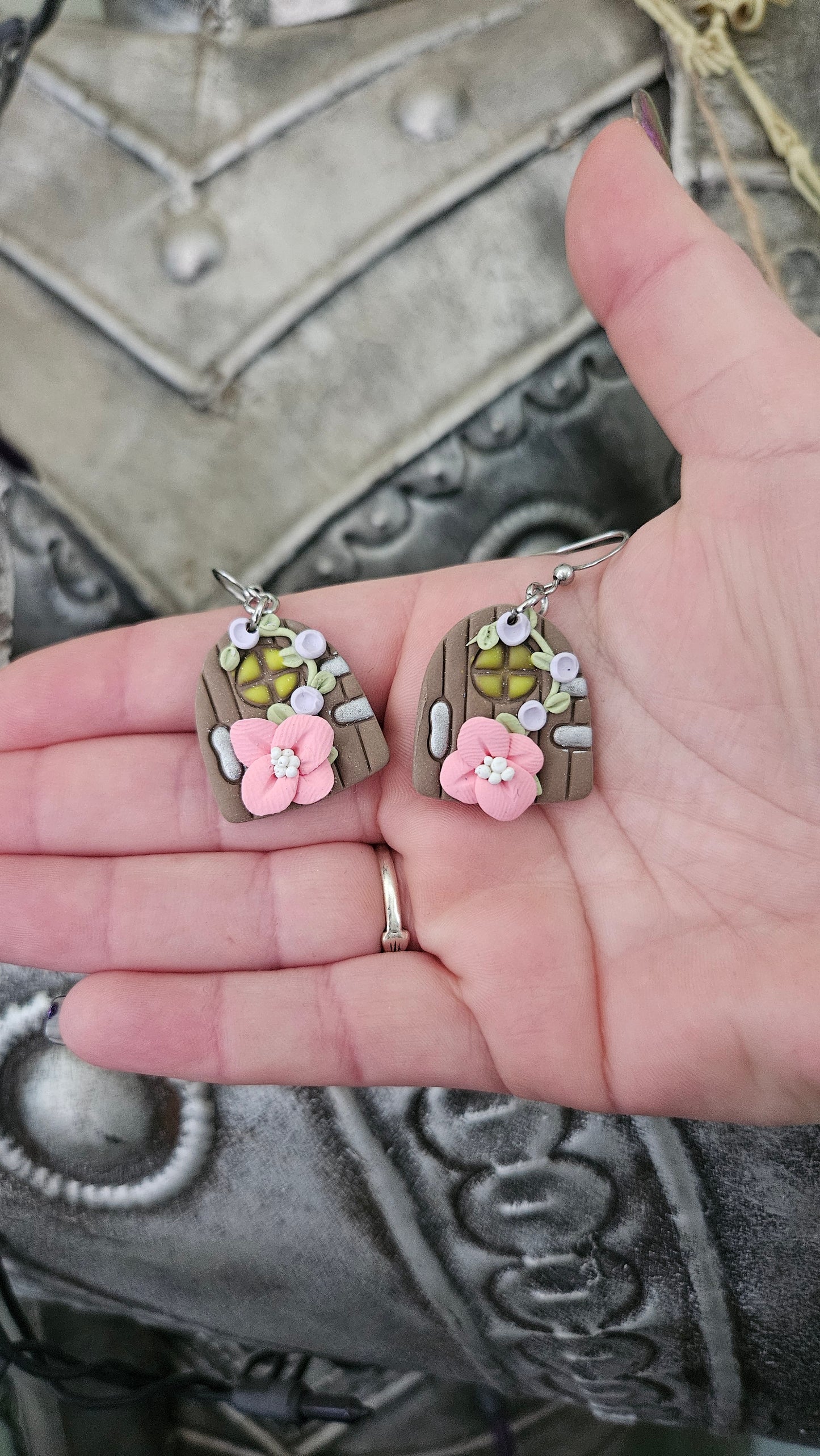 Enchanted Floral Fairy Doors|Cottagecore Fantasy Accessories