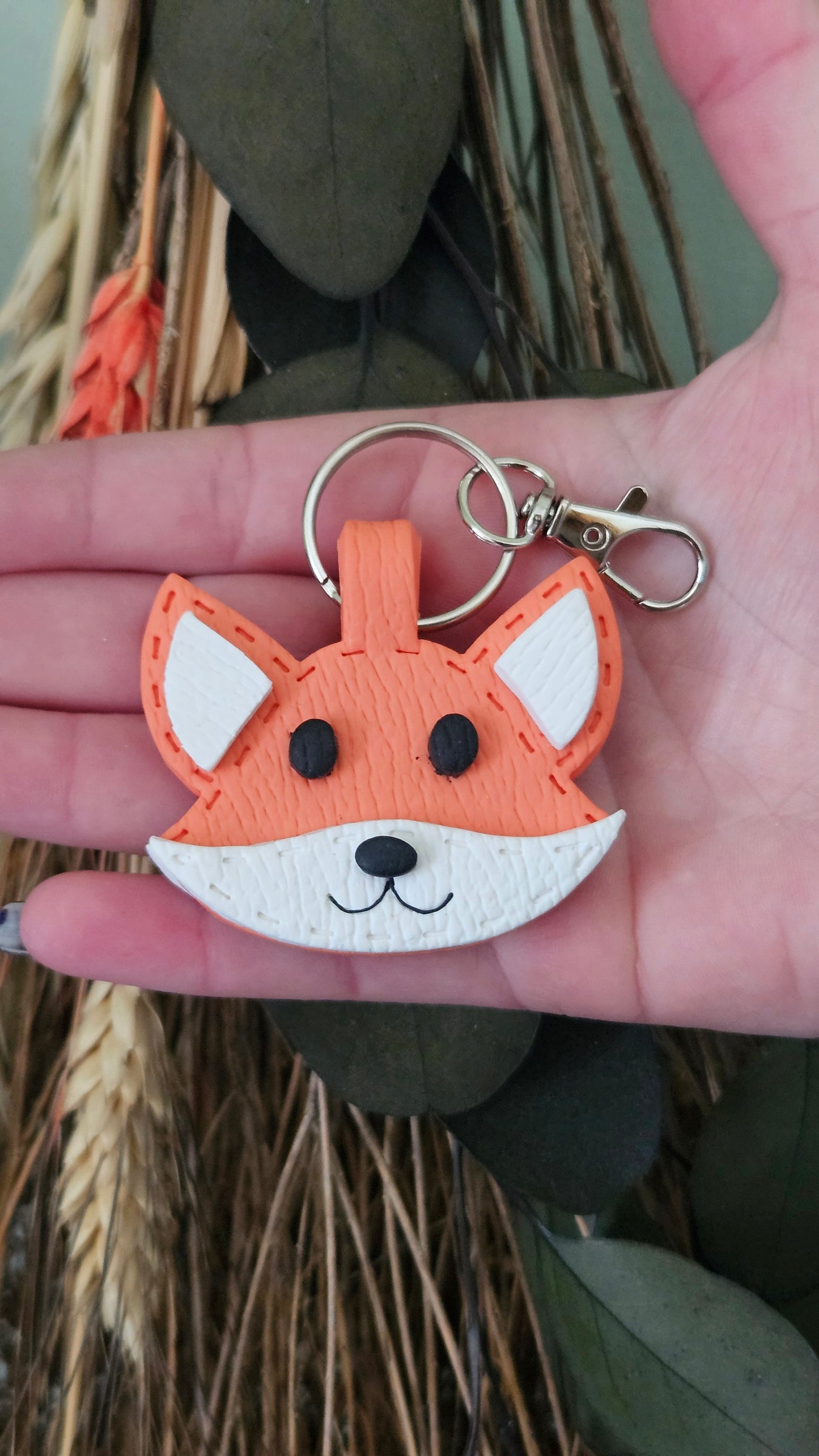 Adorable Fox Keychain|Woodland Aesthetic