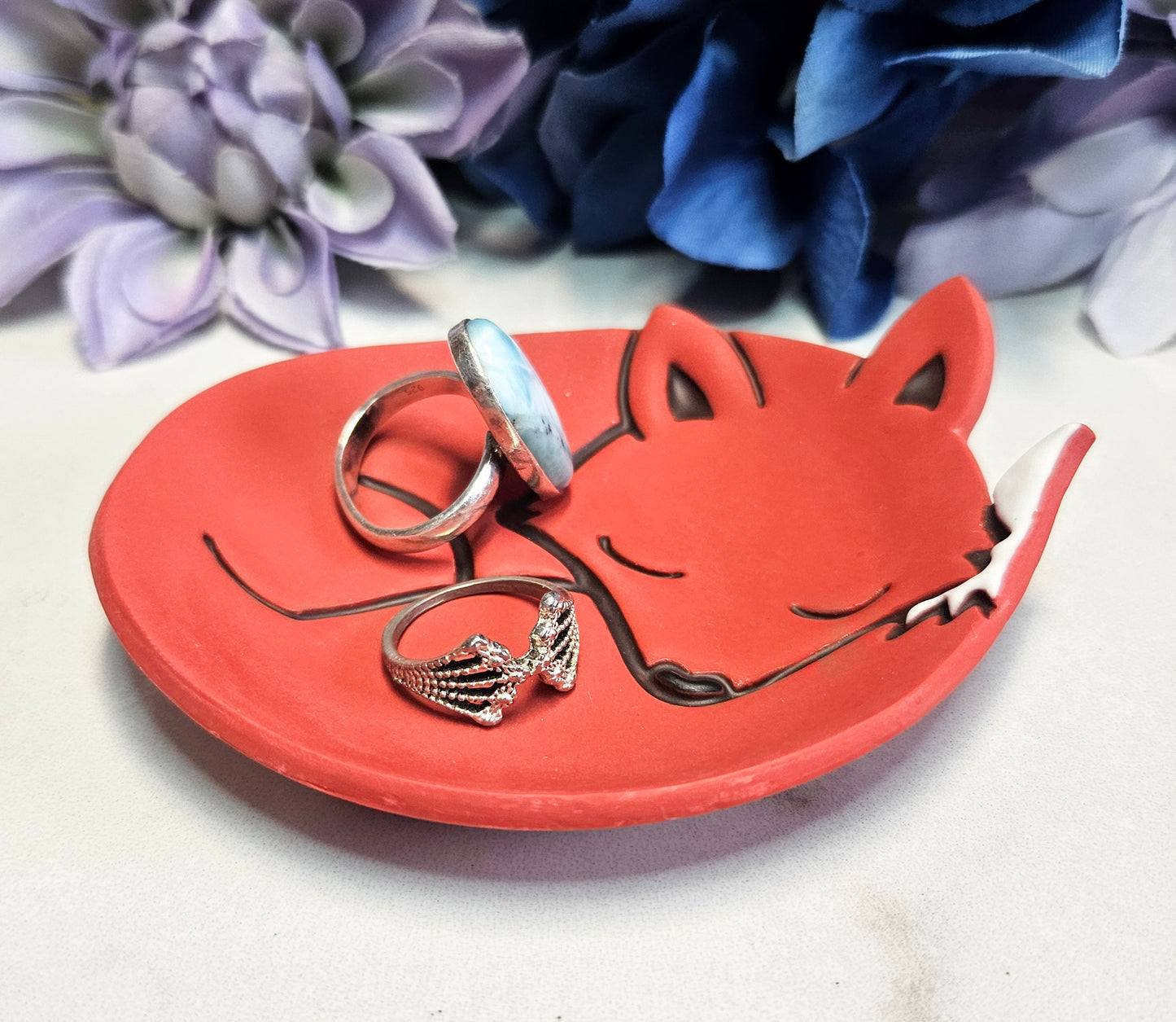 Charming Fox Trinket Dish