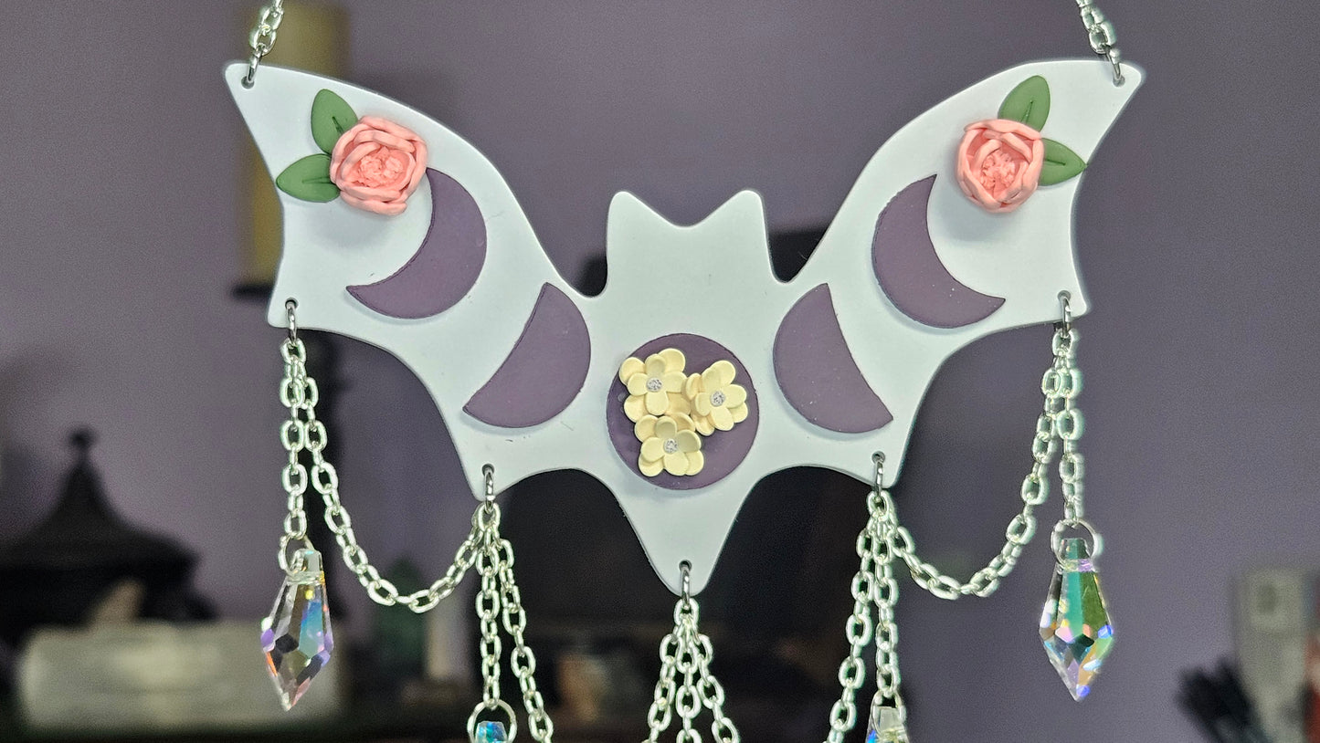 Bat Moon Phase Suncatcher