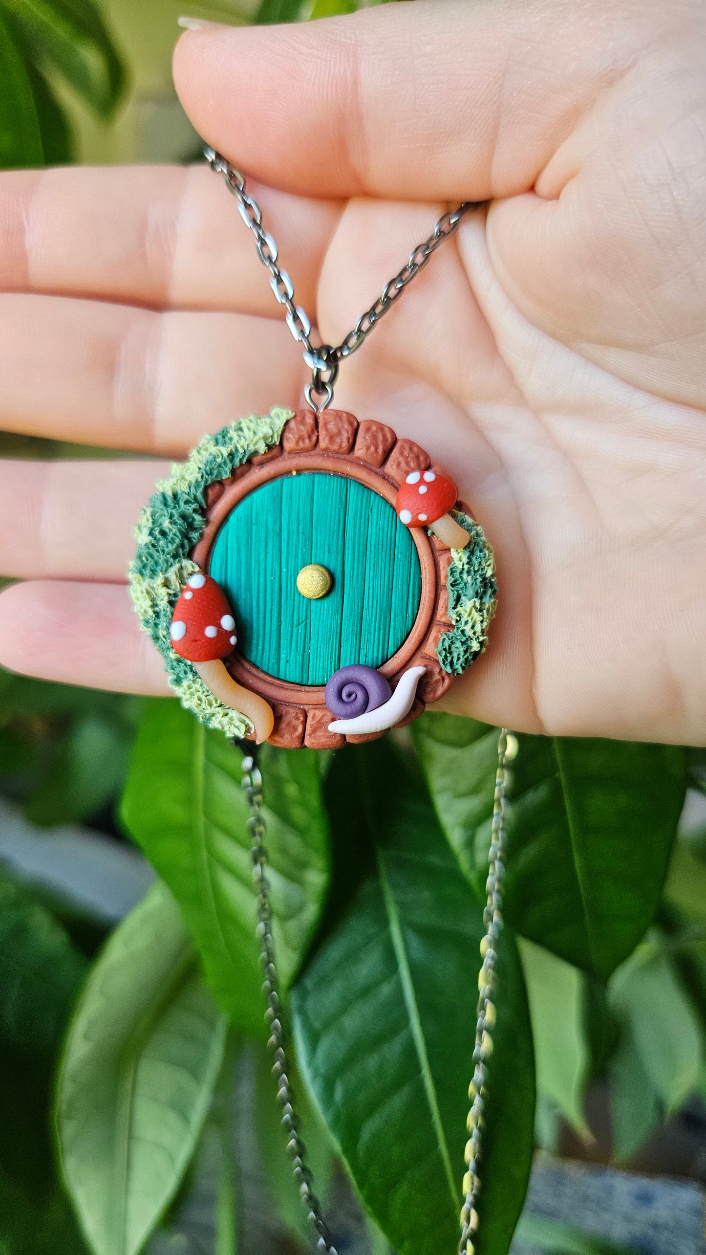 Enchanted Hobbit Door Necklace