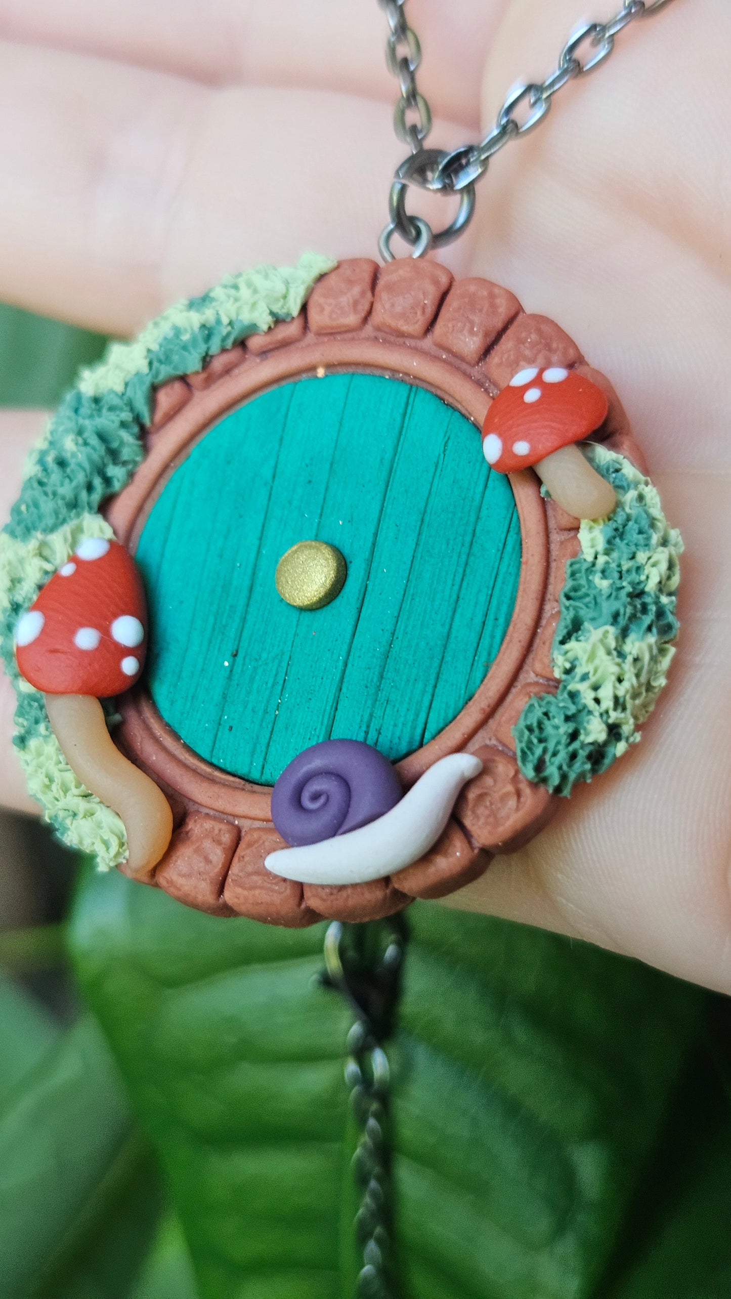 Enchanted Hobbit Door Necklace