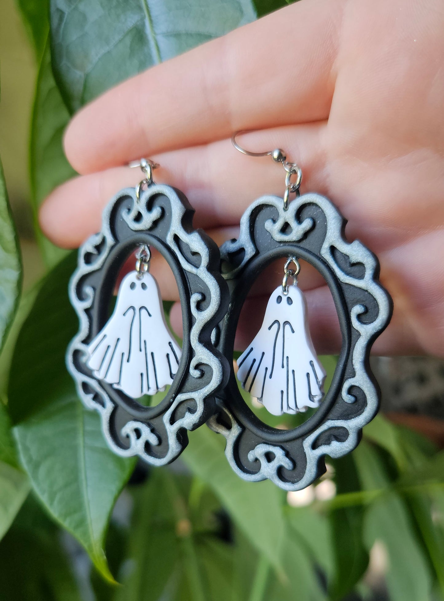 Antique framed ghost