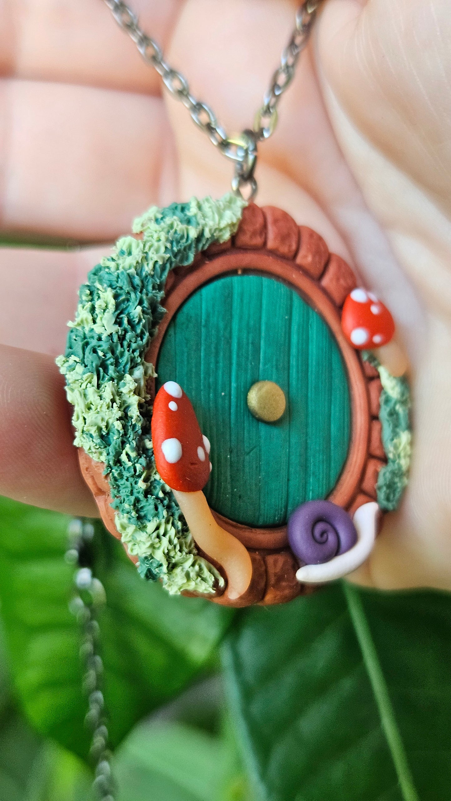 Enchanted Hobbit Door Necklace