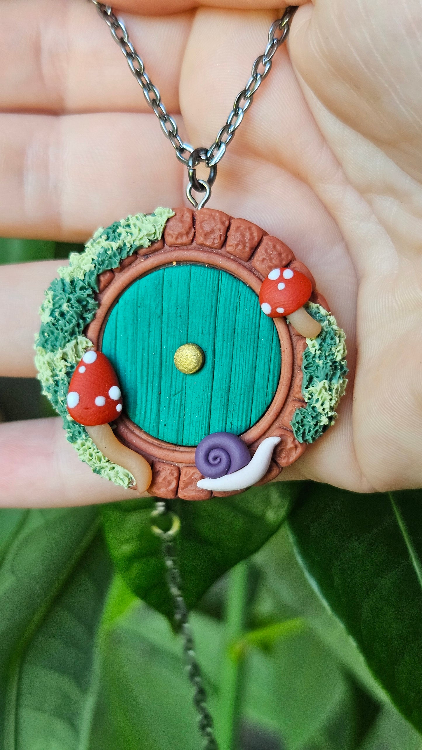 Enchanted Hobbit Door Necklace