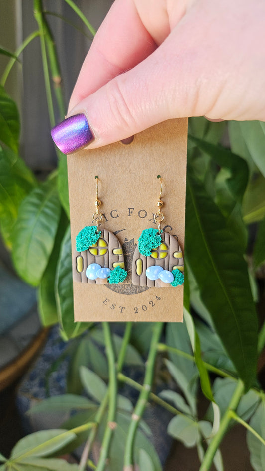 Fairy Garden Door Earrings|Whimsical Accessories