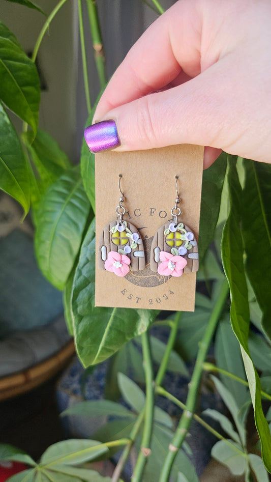 Enchanted Floral Fairy Doors|Cottagecore Fantasy Accessories