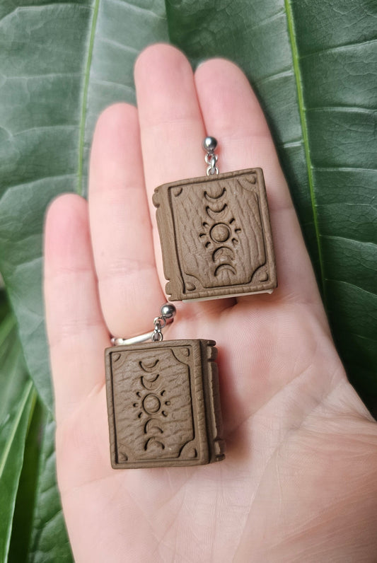 Enchanted Spellbook Earrings