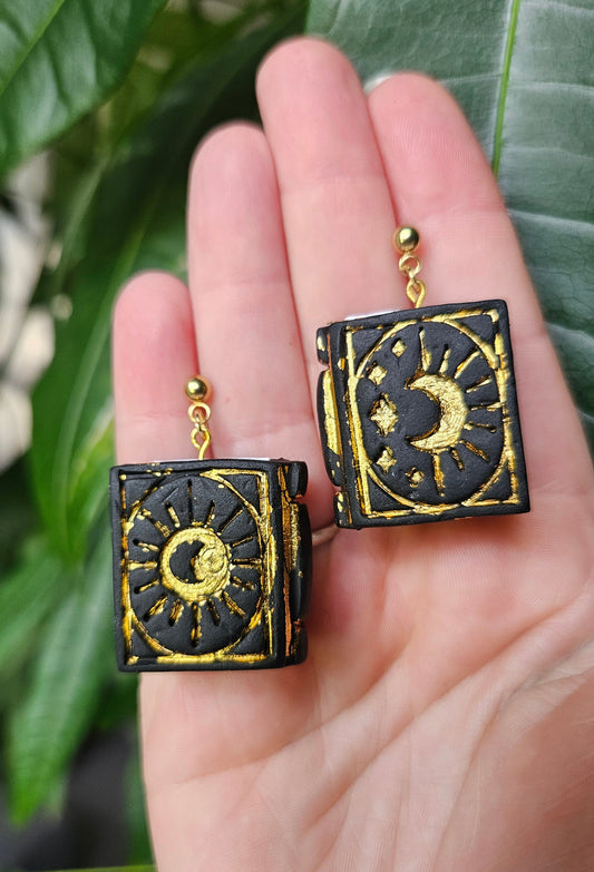 Celestial Book of Shadows Earrings