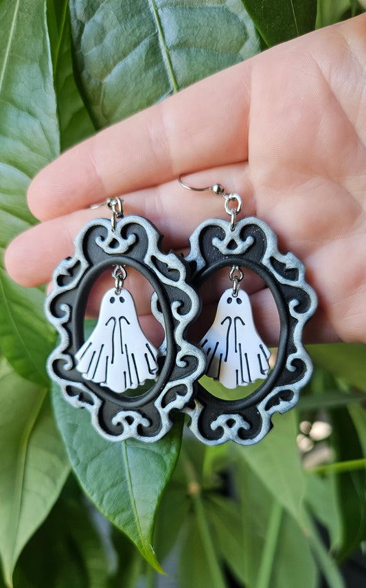 Antique framed ghost