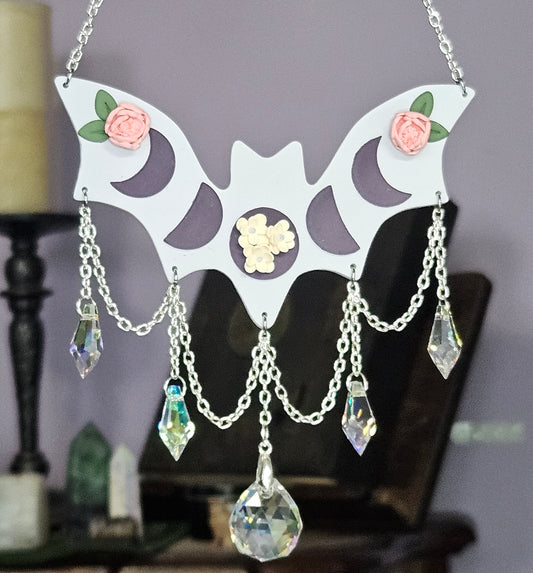 Bat Moon Phase Suncatcher